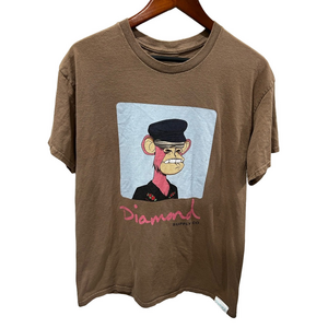 🌙Diamond Supply Co. Brown ape mutant size L GUC..